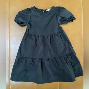 H&M Black Puff Sleeve Kids Dress